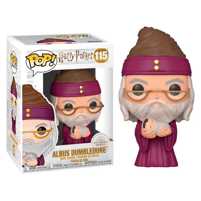 Imagen 1 de Figura Pop Harry Potter Dumbledore With Baby Harry