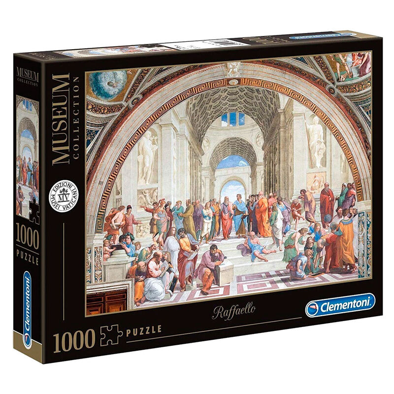 Imagen 2 de Puzzle Escuela De Athenas Raffaello Museo Vaticano 1000Pzs