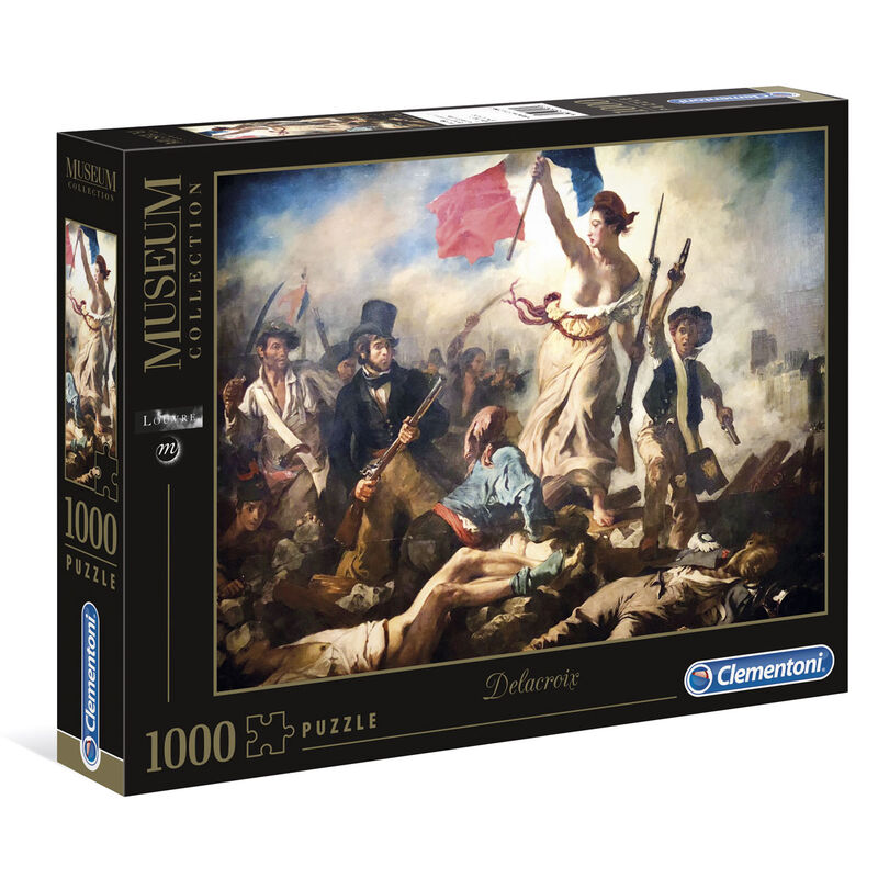 Imagen 2 de Puzzle La Libertad Guiando Al Pueblo Museo Louvre 1000Pzs