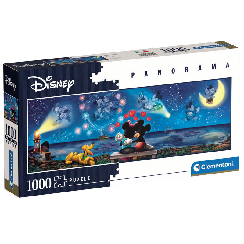 Imagen 2 de Puzzle Panorama Mickey And Minnie Disney 1000Pzs