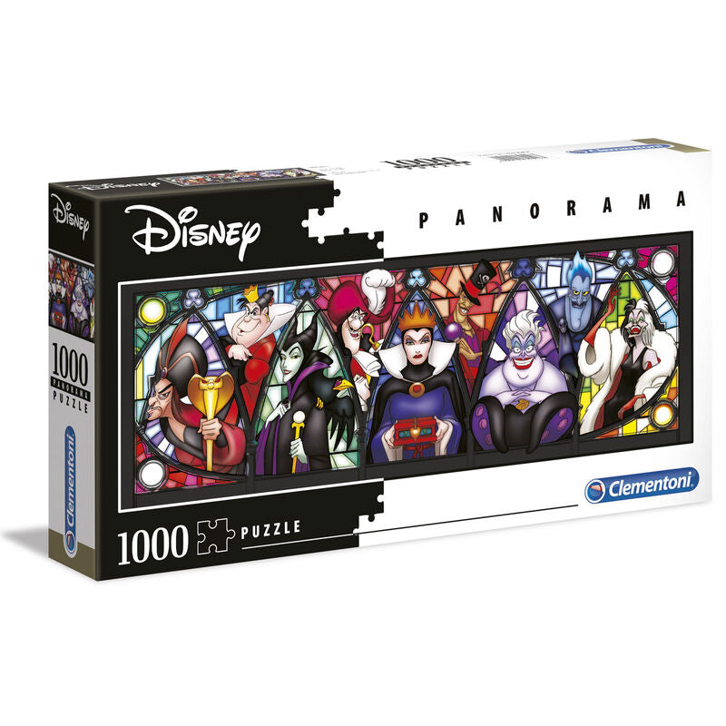 Imagen 2 de Puzzle Panorama Villanos Disney 1000Pzs