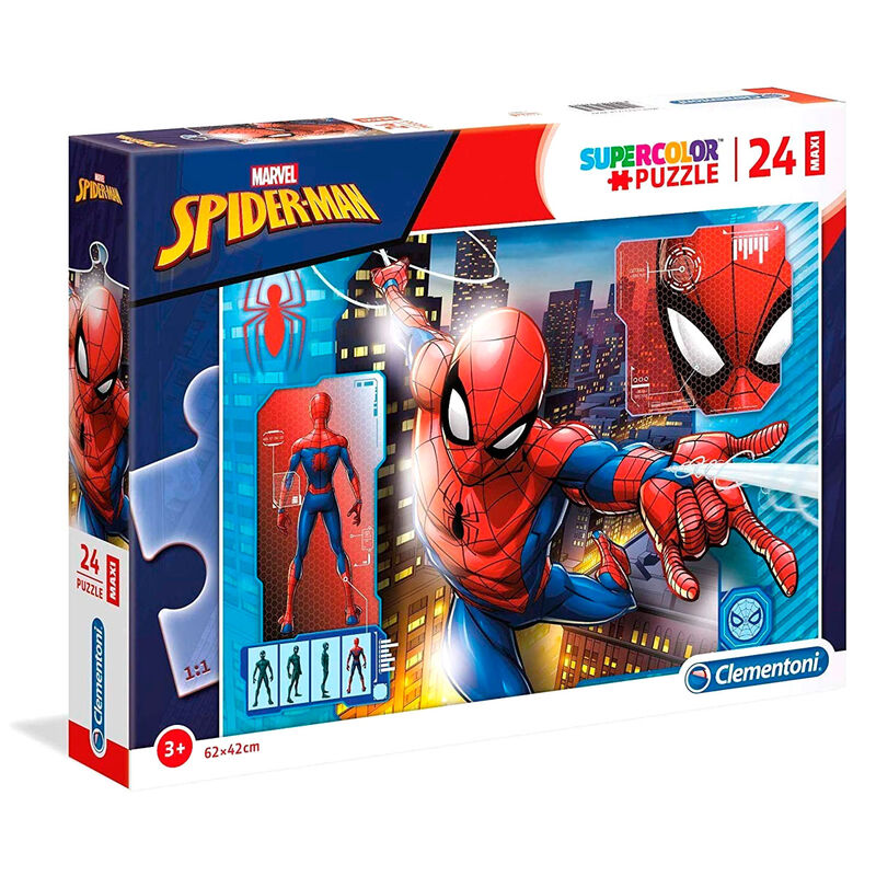 Imagen 2 - Puzzle Maxi Spiderman Marvel 24Pzs