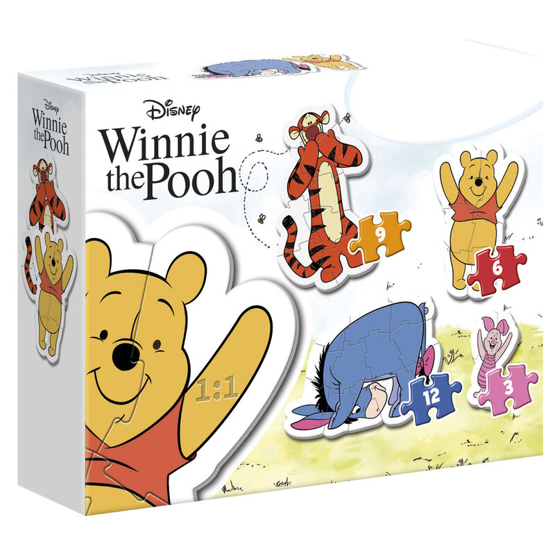 Imagen 2 de Puzzle My First Puzzle Winnie The Pooh Disney 3-6-9-12Pzs