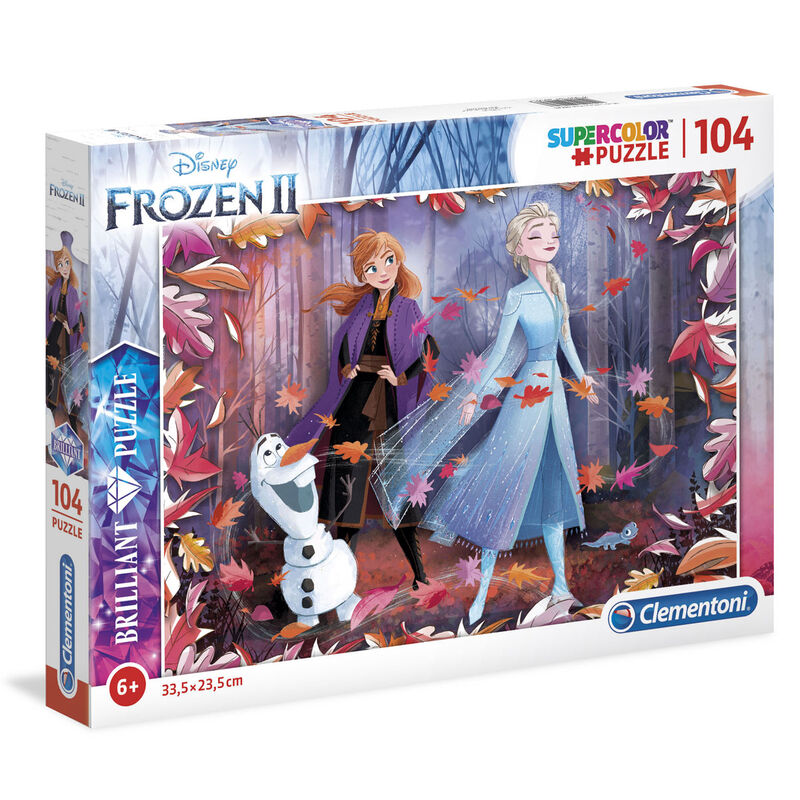 Imagen 2 de Puzzle Brilliant Frozen 2 Disney 104Pzs