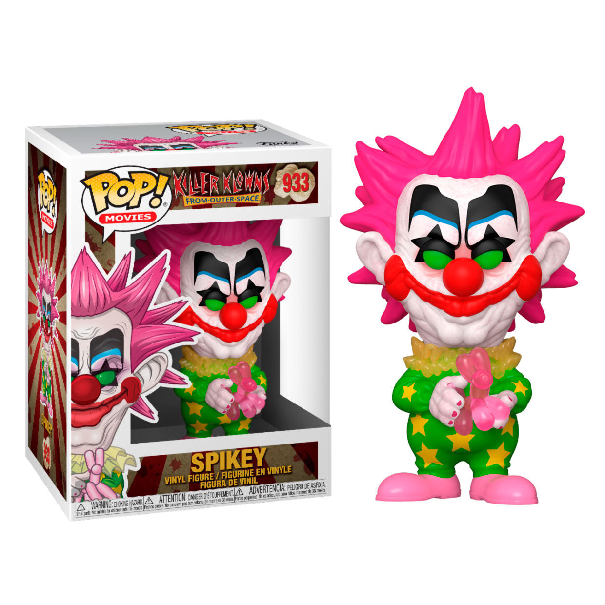 Imagen de Figura Pop Killer Klowns From Outer Space Spikey parte de nuestra colección en Espadas y más, sitio oficial.