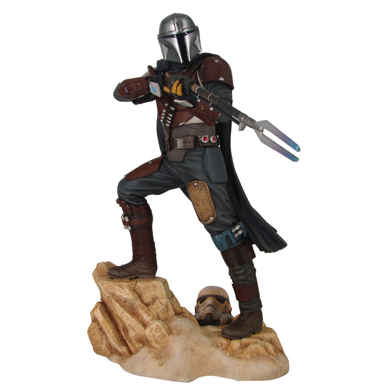 Imagen 1 de Estatua The Mandalorian Star Wars Premier Collection 29Cm