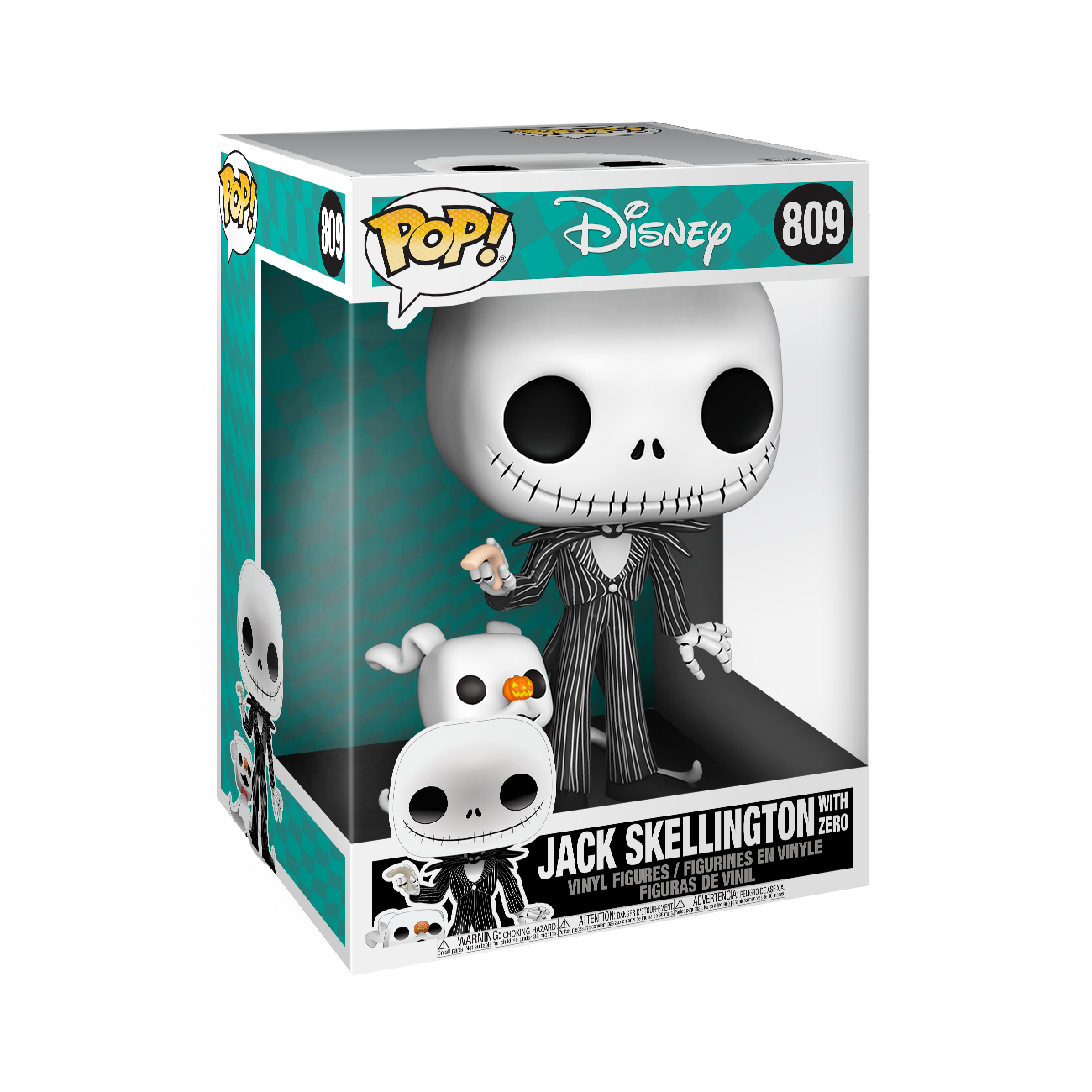 Imagen 3 - Figura Pop Disney Pesadilla Antes De Navidad Jack With Zero 25Cm