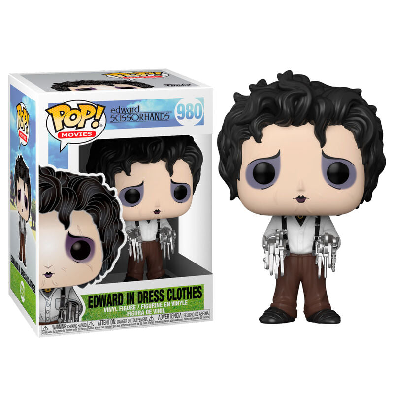 Imagen de Figura Pop Eduardo Manostijeras Edward In Dress Clothes parte de nuestra colección en Espadas y más, sitio oficial.
