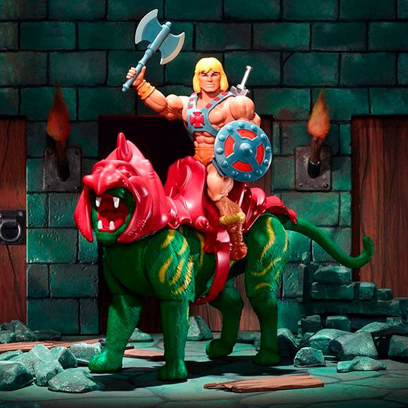 Imagen 1 de Figura Battle Cat Masters Of The Universe Origins 14Cm