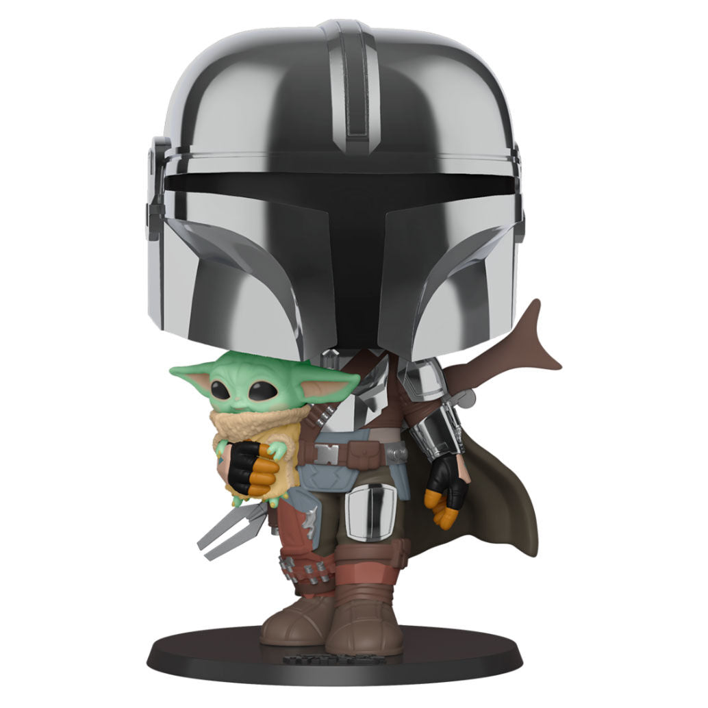 Imagen 1 de Figura Pop Star Wars Mandalorian With Yoda Child 25Cm