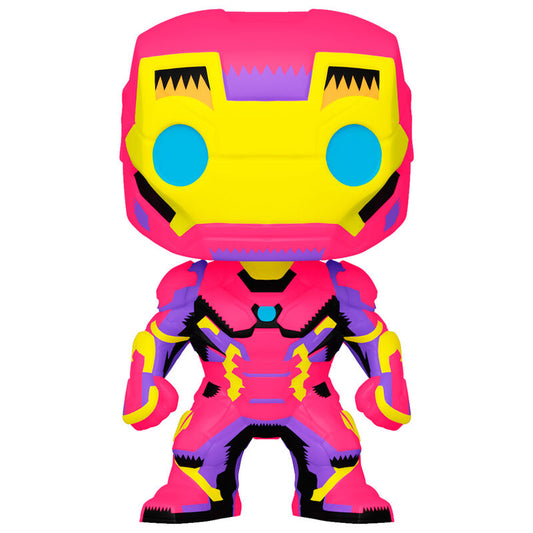 Imagen 1 de Figura Pop Marvel Iron Man Black Light Exclusive