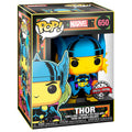 Imagen de Figura Pop Marvel Thor Black Light Exclusive parte de nuestra colección en Espadas y más, sitio oficial.