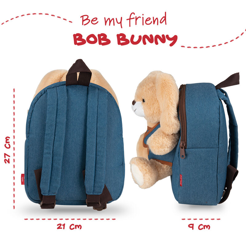 Imagen 4 - Mochila + Peluche Conejo Bob 26Cm
