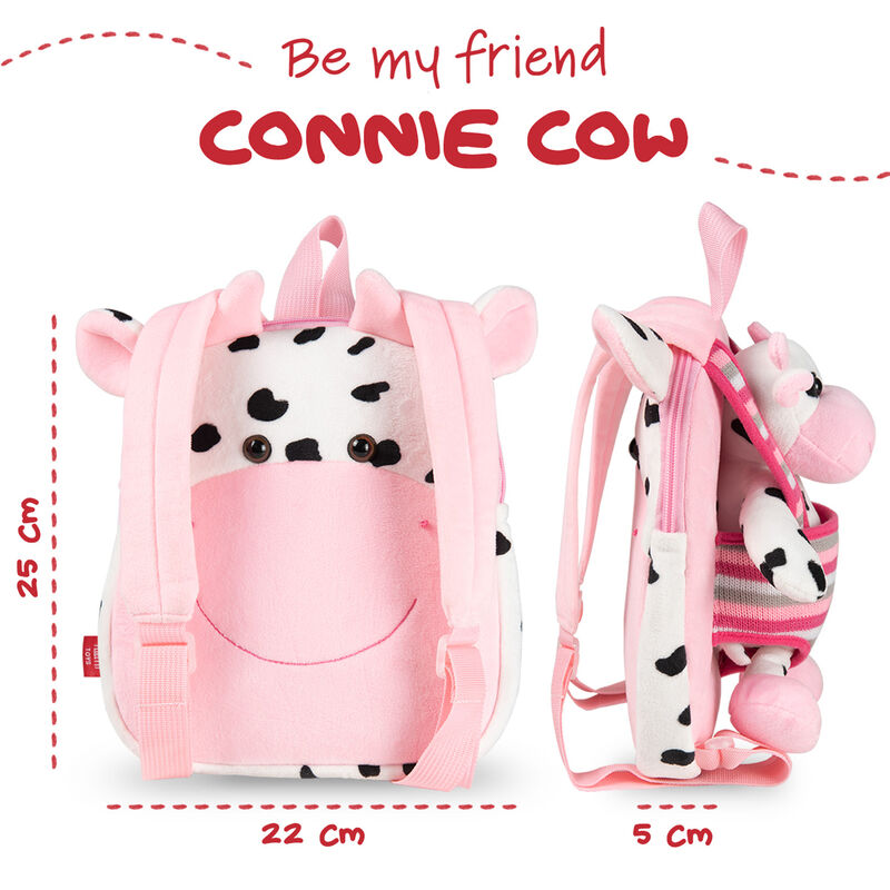 Imagen 5 de Mochila Reversible + Peluche Vaca Connie 25Cm