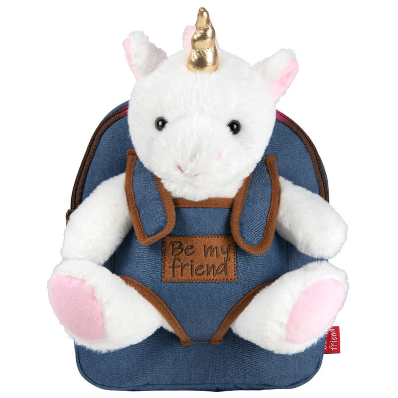 Imagen 5 - Mochila + Peluche Unicornio Tiara 26Cm