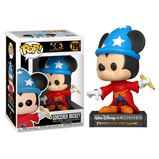 Imagen 1 de Figura Pop Disney Archives Sorcerer Mickey