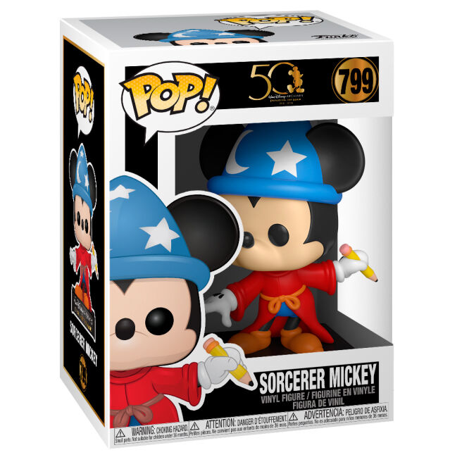 Imagen 3 de Figura Pop Disney Archives Sorcerer Mickey