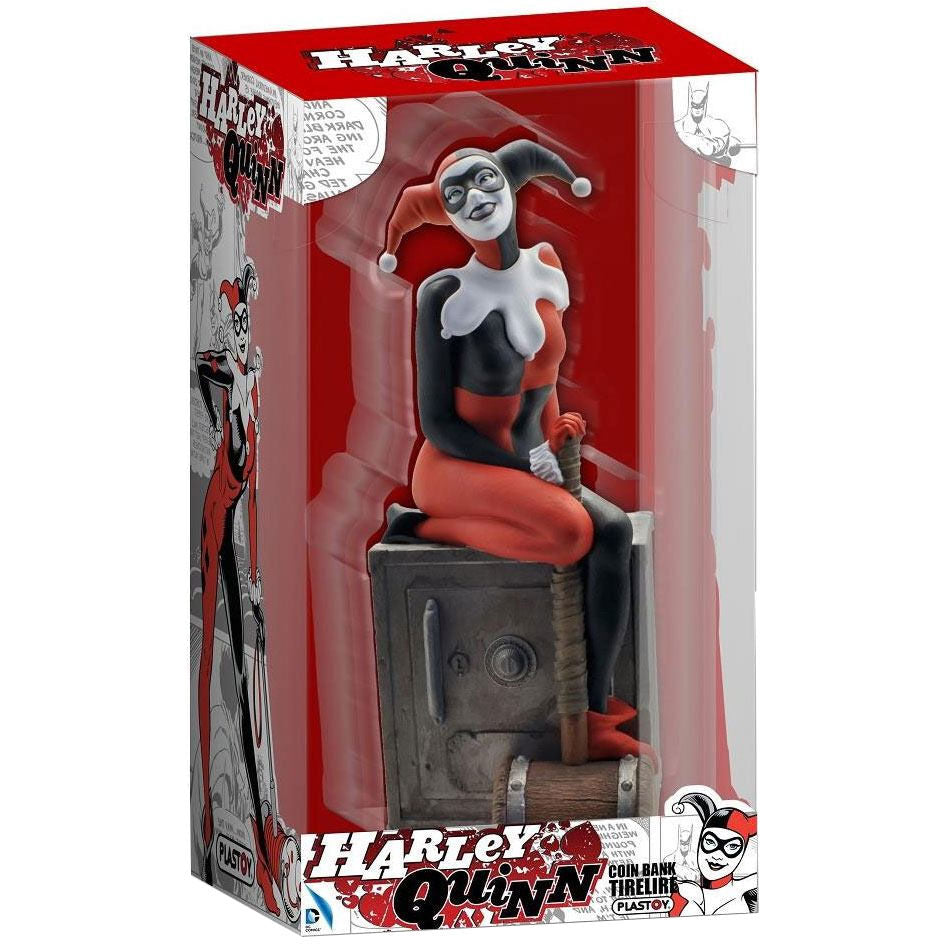 Imagen 3 de Figura Hucha Harley Quinn Dc Caja Fuerte