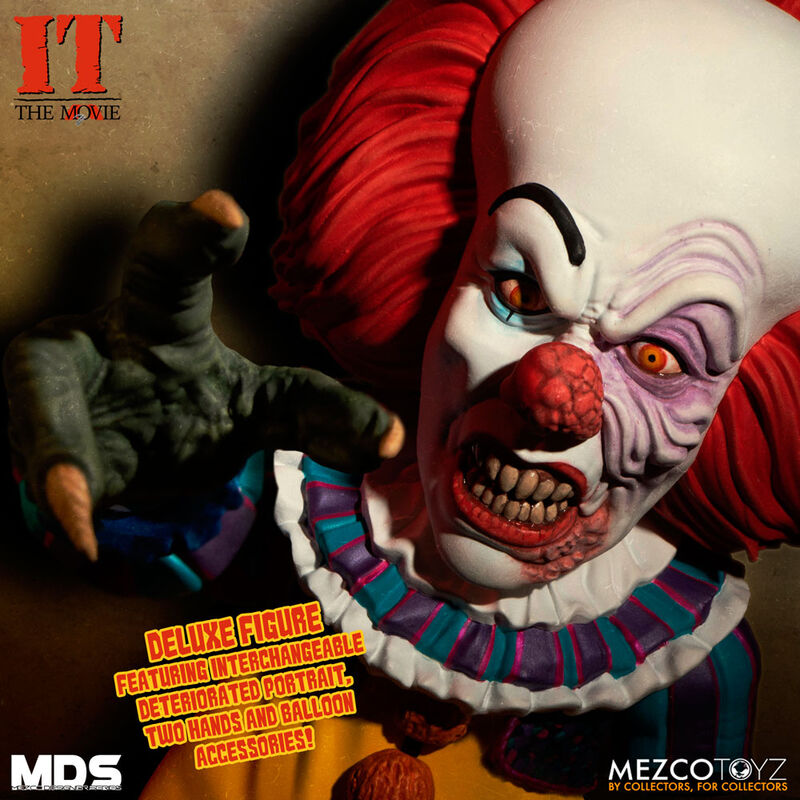 Imagen 2 de Figura Mds Deluxe Pennywise Stephen King It 1990 15Cm