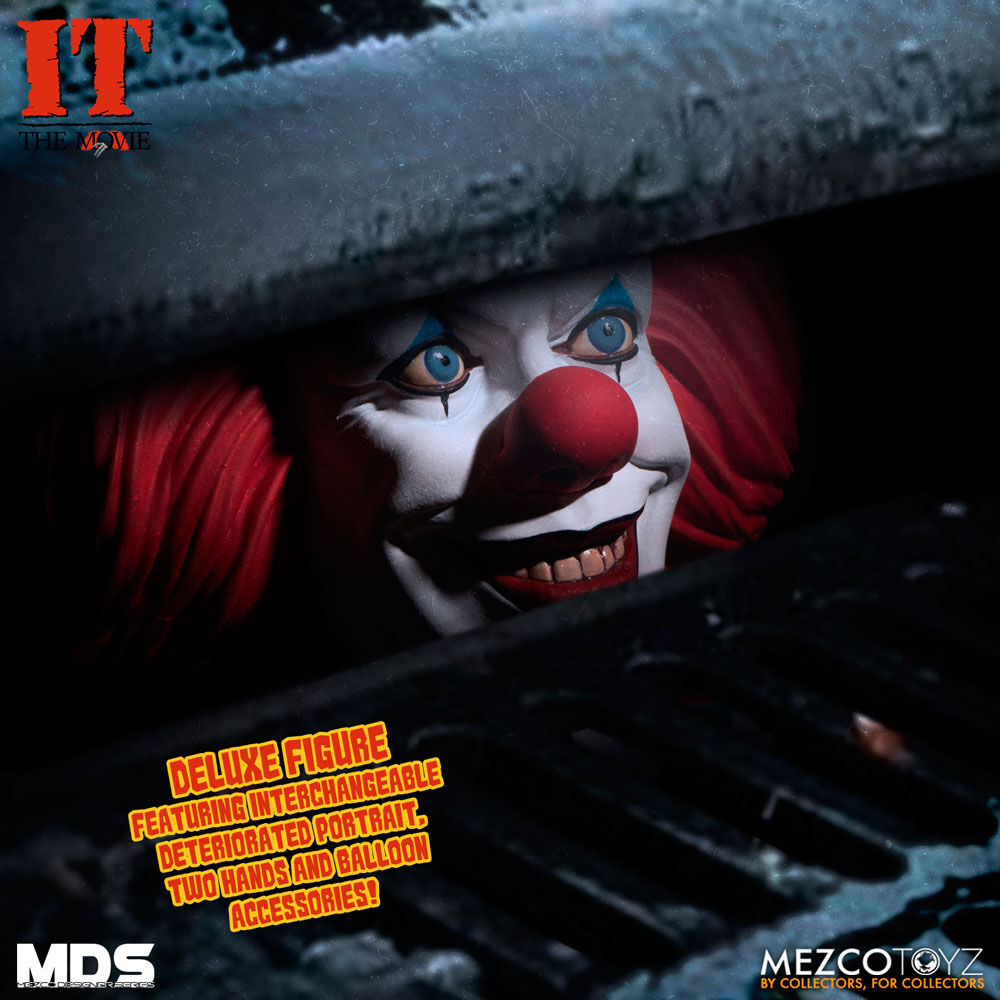 Imagen 7 de Figura Mds Deluxe Pennywise Stephen King It 1990 15Cm