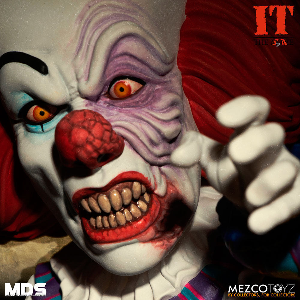 Imagen 8 de Figura Mds Deluxe Pennywise Stephen King It 1990 15Cm