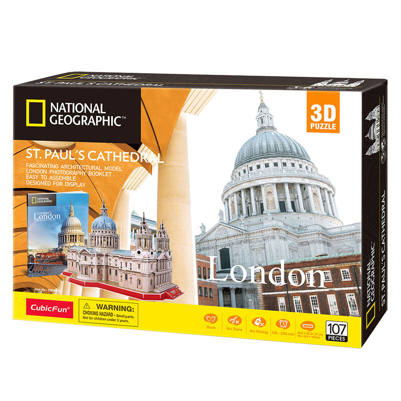 Imagen 4 de Puzzle 3D St. Pauls Cathedral National Geographic