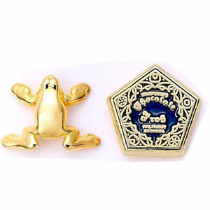 Imagen 1 - Pendientes Chocolate Frog Harry Potter