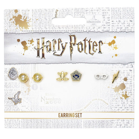Imagen 1 - Set 3 Pendientes Harry Potter Surtido