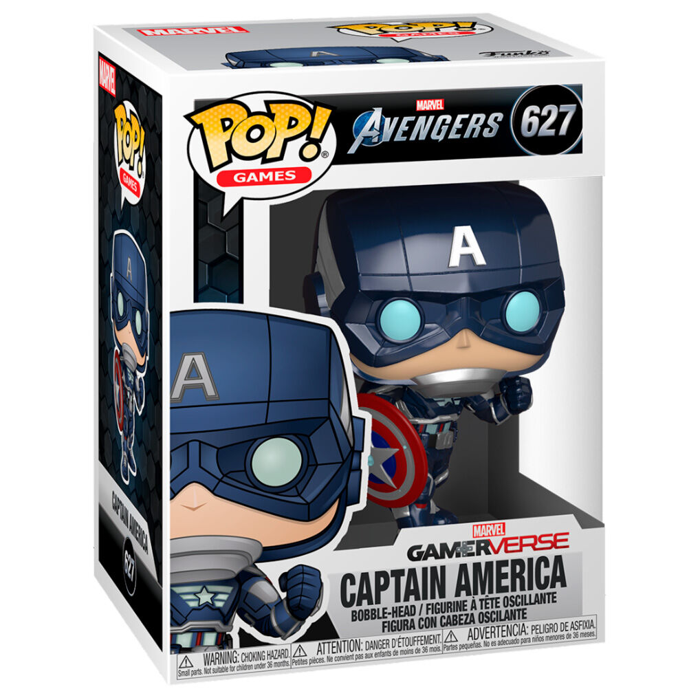 Imagen 2 de Figura Pop Marvel Avengers Game Captain America Stark Tech Suit