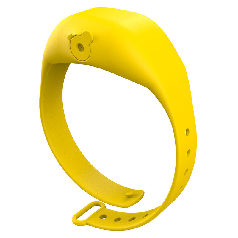 Imagen 3 de Pulsera Dispensadora De Gel Ajustable Amarillo Adulto