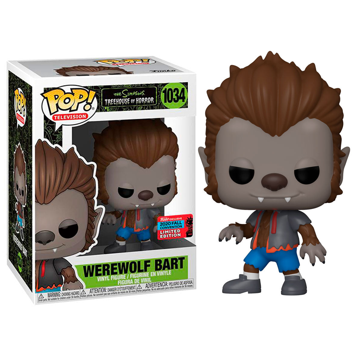 Imagen 1 de Figura Pop The Simpsons Werewolf Bart Exclusive