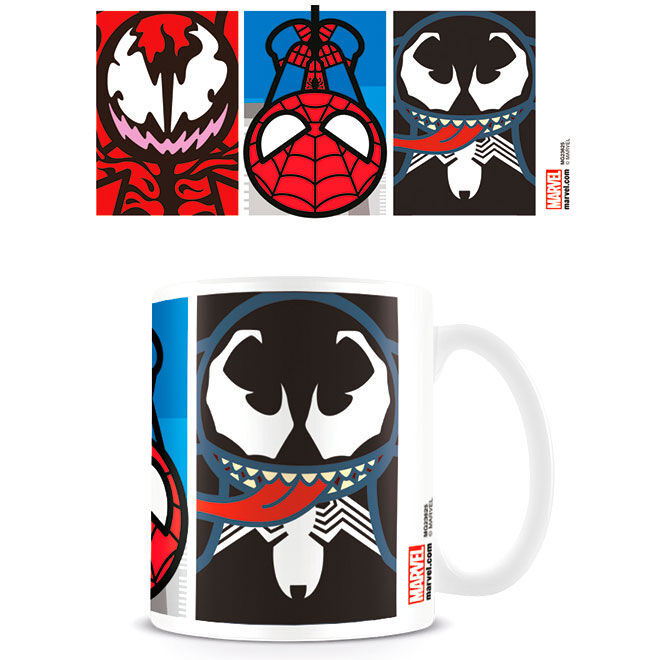 Imagen de Taza Kawaii Spiderman Venom Marvel parte de nuestra colección en Espadas y más, sitio oficial.