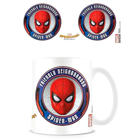 Imagen de Taza Friendly Neighborhood Spiderman Marvel parte de nuestra colección en Espadas y más, sitio oficial.