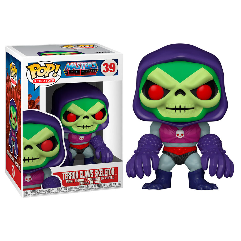 Imagen de Figura Pop Masters Of The Universe Skeletor With Terror Claws parte de nuestra colección en Espadas y más, sitio oficial.
