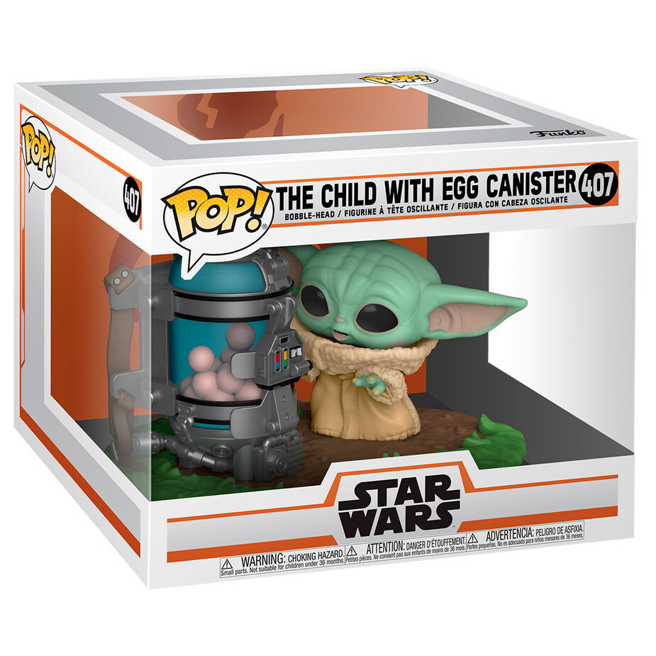 Imagen 3 de Figura Pop Star Wars The Mandalorian Child With Canister