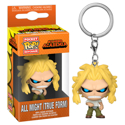 Imagen 1 de Llavero Pocket Pop My Hero Academia All Might Weakened State