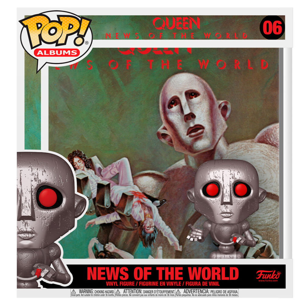 Imagen 2 de Figura Pop Queen News Of The World With Album Case