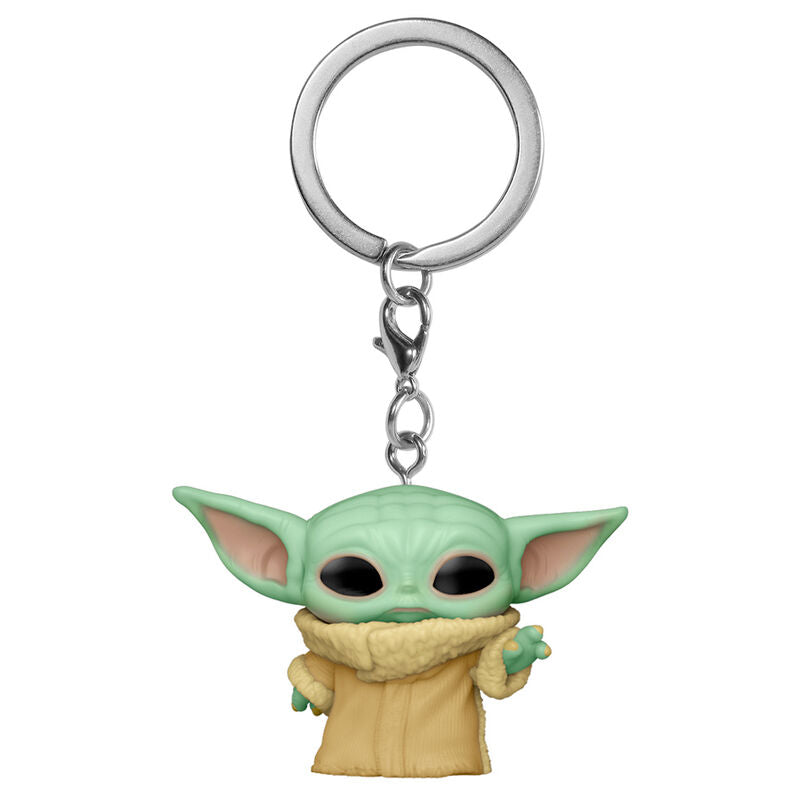 Imagen de Llavero Pocket Pop Star Wars The Mandalorian Yoda The Child parte de nuestra colección en Espadas y más, sitio oficial.