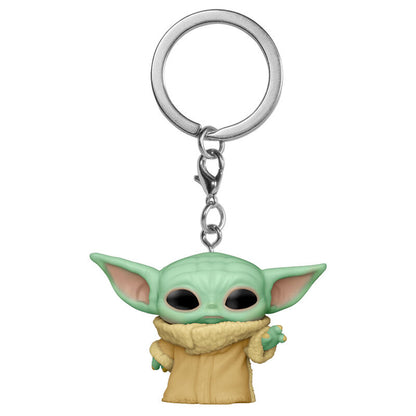 Imagen de Llavero Pocket Pop Star Wars The Mandalorian Yoda The Child parte de nuestra colección en Espadas y más, sitio oficial.