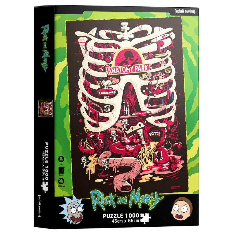 Imagen 2 - Puzzle Anatomy Park Rick And Morty 1000Pzs