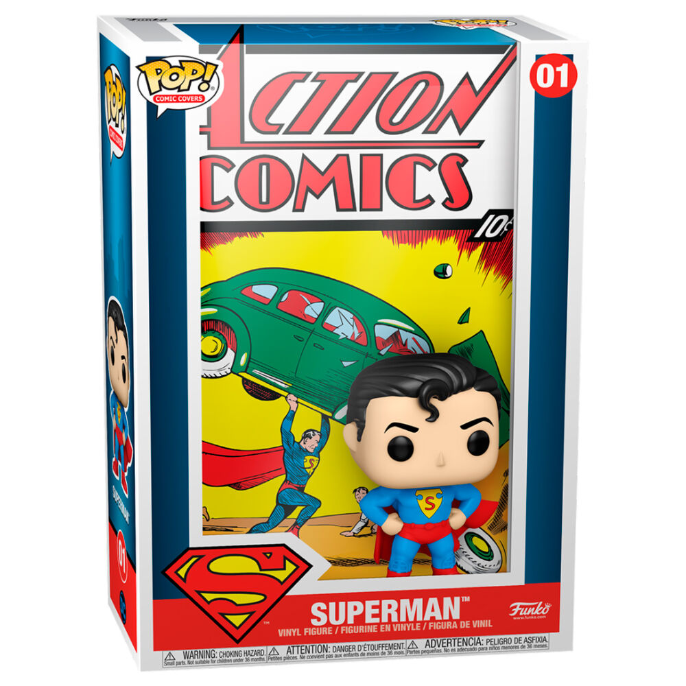 Imagen 1 de Figura Pop Comic Cover Dc Superman Action Comic