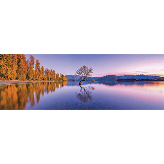 Imagen 1 - Puzzle Panorama Arbol Del Lago Wakana 1000Pzs