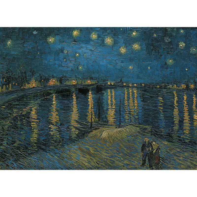 Imagen 1 de Puzzle La Noche Estrellada Rodano Van Gogh Musseum Collection 1000Pzs