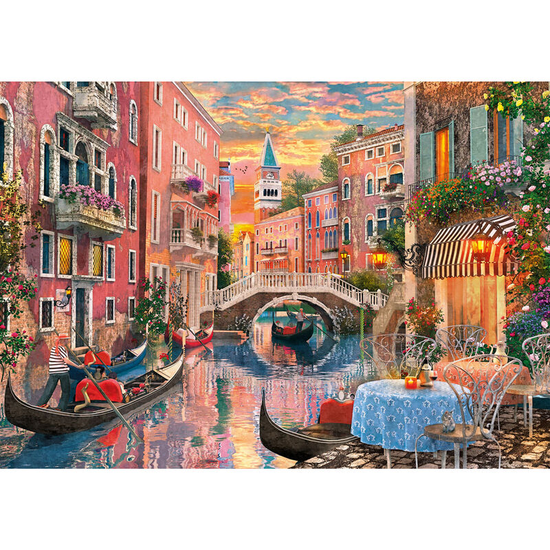 Imagen 1 - Puzzle Atardecer En Venecia 6000Pzs