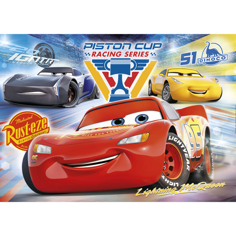 Imagen 1 de Puzzle Cars 3 Disney 104Pzs