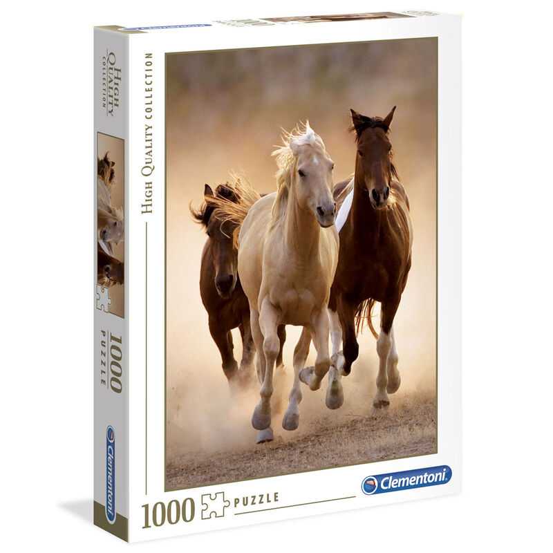 Imagen 2 de Puzzle Running Horses 1000Pzs