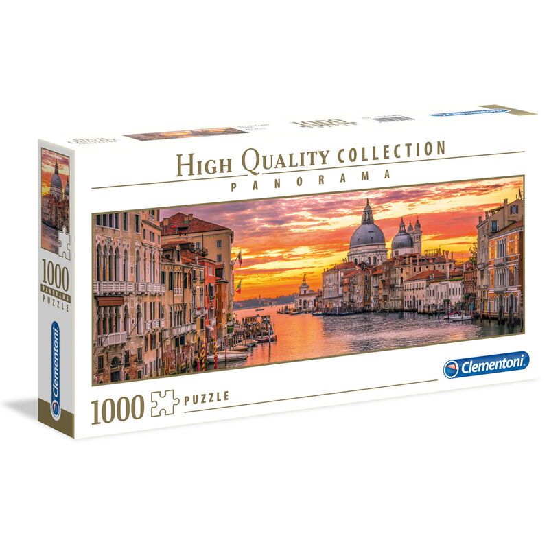 Imagen 2 de Puzzle Panorama El Gran Ganal Venecia 1000Pzs