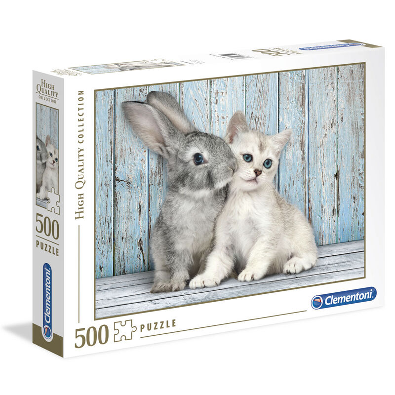 Imagen 2 de Puzzle Gato Y Conejo 500Pzs