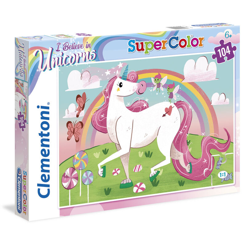 Imagen de Puzzle Unicornios 104Pzs parte de nuestra colección en Espadas y más, sitio oficial.