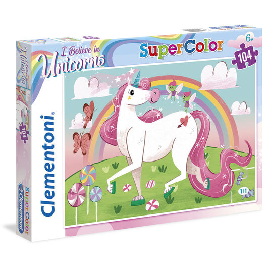 Imagen de Puzzle Unicornios 104Pzs parte de nuestra colección en Espadas y más, sitio oficial.